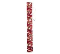 Gadpiparty Paquet de Rangement en Coton Rouge pour Clarinette et Flûte, Pochette Portable Longueur Réglable, Protection pour Instruments à Vent, Style Simple, Adapté aux Musiciens