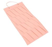 Gadpiparty Paquet de Rangement Suspendu pour Bijoux et Accessoires Cheveux, Pochette Murale en Feutre Rose, Organiseur Pratique pour Barrettes, Bandeaux et Pinces, pour Chambre et Placard -