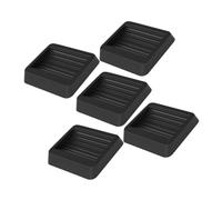 Gadpiparty Patins Antidérapants pour Roue De Chaise TPU 50x64 Mm, Butées De Roue Stabilisatrices pour Meubles Et Bureaux, 5 Pièces, Protection Sol Adaptable Usage Domestique Et Professionnel