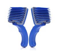 Gadpiparty Peigne de Toilettage Plastique pour Chien Petit Enlève Poils Morts et Nœuds Stimule Peau et Follicules Outil de Grooming pour Chiots et Chiens Couleur Bleue