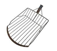 Gadpiparty Pelle à Maïs Agricole en Acier Inoxydable Grosse Taille Outil Agricole Multifonction Bêche à Maïs Robuste et Légère Adaptée Récolte Jardinage 1 Pièce