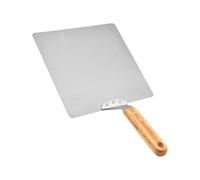 Gadpiparty Pelle à Pizza Acier Inoxydable avec Manche Bois Résistant et Isolant Accessoire Cuisine Polyvalent pour Pizzas Gâteaux et Desserts Rangement Facile et Robuste