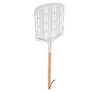 Gadpiparty Pelle à Pizza en Aluminium Perforée Corde Suspendue et Manche Amovible, Facile à Utiliser, pour Pizzerias et Hôtels, Accessoire Pratique pour Servir Pizzas