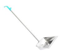 Gadpiparty Pelle à Poussière en Acier Inoxydable Amovible, Bac à Ordures Grosse Capacité, Poignée Longue Ergonomique, Pelle de Nettoyage Maison Cuisine et Bureau, Outil Style Aléatoire