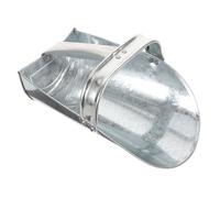 Gadpiparty Pelle Alimentaire pour Élevage Acier Inoxydable Pelle Épaisse Légère et Portable Multifonction pour Ferme et Poulailler