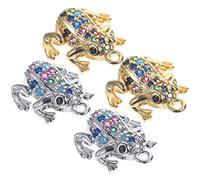 Gadpiparty Pendentif en DIY 4Pcs Breloques Animaux Colorées pour Femmes Mini Pendentifs Décoratifs pour Bracelets et Colliers Fournitures de Bijoux Créatifs
