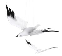 Gadpiparty Pendentif en Forme De Mouette Modèle De Décor Seagull Ornement À Suspendre pour Mariage Fête Balcon Et Jardin 33.00 * 32.00 * 6.00cm