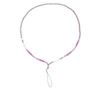 Gadpiparty Pendentif Téléphone Portable Perles de Cristal Chaîne pour Suspendre Téléphone avec Alphabet