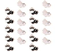 Gadpiparty Pendentifs Soi-Même en Alliage pour Création de Bijoux, Breloques Charmantes Vache Dessin Animé, Finition Soignée Solide, Accessoires pour Bracelets DIY, Décoration Artisanale