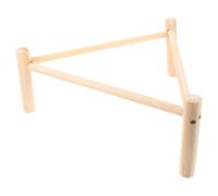 Gadpiparty Perchoir Triangulaire en Bois Massif 42 CM X 16 CM pour Poules et Poussins pour Poulailler Support Stable et Lisse pour Perchoir Sécurisé Accessoire D’Élevage Robuste et