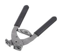 Gadpiparty Perforatrice Silencieuse 4 Mm en Acier pour Cuir 4 Dents Outil de Travail du Cuir Manuel Poinçon Métallique pour Maroquinerie Perforatrice pour Couture et Bricolage