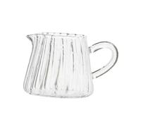Gadpiparty Pichet à Lait Verre Résistant Au Chaud et Froid Crémier Transparent Élégant pour Café Jus et Eau Petit Récipient Pratique pour Maison et Bureau