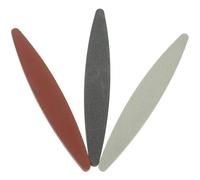 Gadpiparty Pierre à Aiguiser 230 Mm, 3 Pièces, pour Couteaux Cuisine, Outils de Jardin, Ciseaux et Haches, Fourniture Cuisine Maison