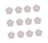 Gadpiparty Pierre à Mâcher pour Animaux, Jouet à Mâcher Hamster Lapin, Pierre Minérale Volcanique Dure, 4x2 Cm, Lot de 12, Accessoire Soins Dents, Adapté Petits Rongeurs et Cochons d'Inde,