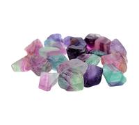 Gadpiparty Pierre de Fluorite Décorative 500g, Galets Naturels Multicolores