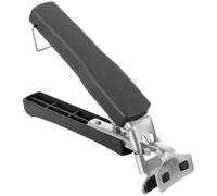 Gadpiparty Pince à Bols Chauds en Acier Inoxydable et Plastique Noir, Levage Sûr et Facile à Nettoyer, Accessoire la Cuisine Pratique pour Soulever Bols et Assiettes Chauds du Cuiseur Vapeur