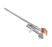 Gadpiparty Pince de Laboratoire et Support Stable en Fer Noir Ouverture Maximale 4 Cm, Design Ergonomique pour Tubes à Essais et Béchers en Laboratoire de Biologie
