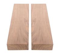 Gadpiparty Planches en Noyer Massif Brut 2 Pcs 20x5x2 Cm - Blocs de Bois pour Sculpter, Panneaux Épais pour Artisanat et Décoration Intérieure - Bois Dur Non Finition pour Sculpture