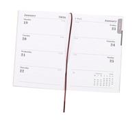 Gadpiparty Planner Simple Weekly Notebook With PU Leather Cover Daily Weekly Calendar For Personal And Office Management