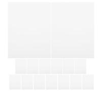 Gadpiparty Plaque de Classement des Bijoux en Papier Blanc 15pcs Fente Sécurisée pour Tri Précis des Diamants et Évaluation Professionnelle des Pierres Précieuses