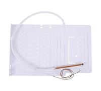 Gadpiparty Plaque de rechange en aluminium pour congélateur, panneau d'évaporateur plat, accessoires pour la réparation des compartiments à glaçons de réfrigérateurs et le stockage des