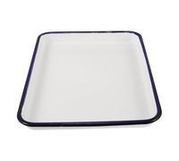 Gadpiparty Plat à Four Rectangulaire Émaillé en Émail Conduction Rapide Chaleur et Facile à Ranger Cuisine et Pâtisserie