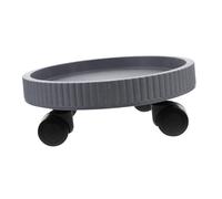 Gadpiparty Plateau Mobile pour Jardinière avec roulettes Support Plastique Renforcé pour Pots Lourd Bac à Plantes Intérieur et Extérieur Gris Déplacement Facile et Capacité de Charge Élevée