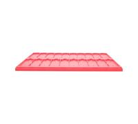 Gadpiparty Plateau Porte-Lames et Fiche de Contenu en Plastique pour Microscope Rouge 20 Emplacements Numérotés pour Rangement et Organisation des Lames Préparées Couleur Couleur Aléatoire