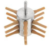 Gadpiparty Plumeuse à volaille en Acier Inoxydable à 18 Doigts - Accessoire pour perceuse électrique - Machine à plumer Portable pour Poulets, Canards et oies