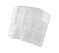 Gadpiparty Pochettes pour Album Photo 50 Feuilles Format A4 9 Compartiments Transparentes en Plastique sans Acide pour Classeur 3 Anneaux Porte-Cartes Photo Polyvalent pour Cartes D’Identité