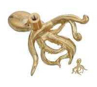 Gadpiparty Poignée de Meuble en Laiton de Pieuvre Originale, Poignée Décorative Océan pour Tiroirs et Armoires, Boutons D'armoires de Mer Cuisine, Salle de Bains et Chambre, Finition Laiton