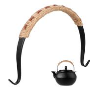 Gadpiparty Poignée de Théière Accessoire Remplaçable Corde de Chanvre Ergonomique Résistante Chaleur Facile à Installer pour et pour Usage Quotidien Usage Quotidien et Personnel Personnel