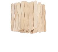 Gadpiparty Poignée de Ventilateur en Bois Naturel 60 Pièces 200 X 25 X 2 Mm, Bâtonnets Ronds pour Fabrication D'éventails Diy, Accessoire Portable pour Fêtes, Mariages et Artisanat Créatif