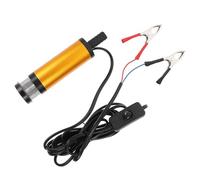 Gadpiparty Pompe de Transfert Électrique Portable 12V 38Mm pour Diesel et Eau Extracteur de Siphon Submersible en Acier Inoxydable Pompe à Huile Compacte pour Drainage Industriel et