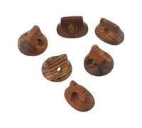 Gadpiparty Ponts simples en bois pour Erhu 6 pièces, accessoires pour cordes avec structure solide, idéal pour pratique musicale et remplacement facile Couleur Aléatoire
