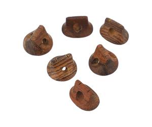 Gadpiparty Ponts simples en bois pour Erhu 6 pièces, accessoires pour cordes avec structure solide, idéal pour pratique musicale et remplacement facile Couleur Aléatoire
