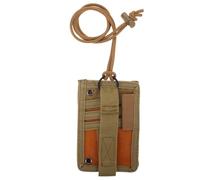Gadpiparty Porte-badge en Nylon Robuste Fermeture Auto-agrippante Détachable, Lanière de Cou Ajustable, Organisation Multi-compartiments pour Cartes D’identité et Crédit, Accessoire