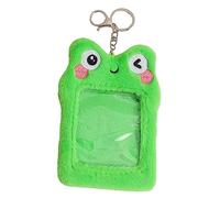 Gadpiparty Porte-carte en Peluche Vert pour Étudiants, Pochette de Carte Visible et Protectrice Design Indépendant, pour Cartes de Bus Identité