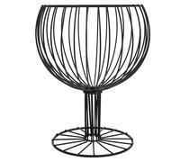 Gadpiparty Porte- de Café en Fer Noir Grosse Corbeille à Fruits en Fil Métallique Organisateur de Rangement Multifonction pour Dosettes Expresso Fruits et Bonbons Support Décoratif de