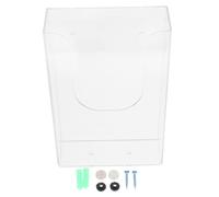 Gadpiparty Porte-Documents Mural Transparent en Plastique, Étagère à Dossiers A6 Simple Couche, Organisateur de Fichiers pour Bureau, Boîte de Rangement Murale Pratique pour Documents