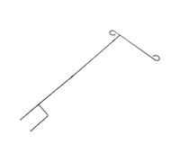 Gadpiparty Porte-Drapeau Commémoratif de Jardin en Fer, 38 Pouces Noir | Support Extérieur Antirouille, Installation Facile, Base Stable, pour Cimetière et Décorations de Fête