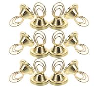 Gadpiparty Porte-numéros de Table de Mariage en Métal Or Triple Pince Photo, Support 24pcs, Design à Trois Trous, pour Événements et Réceptions