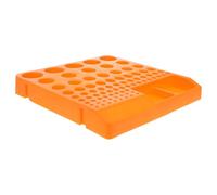 Gadpiparty Porte-Outils à Mèches en Abs 80 Trous, Étagère Légère et Solide pour Rangement Professionnel ou Personnel D'outils de Fraisage
