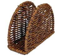 Gadpiparty Porte-serviettes en papier tissé rustique pour table, polypropylène robuste et fer avec installation rapide et facile, pour salle à manger et comptoirs de cuisine de ferme