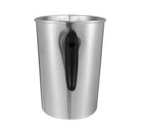 Gadpiparty Pot à bougie en acier inoxydable avec poignée résistante à la chaleur pour faire fondre la cire, le savon, le beurre, le chocolat, fond plat pour cuisinière à gaz et grill