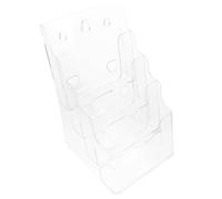 Gadpiparty Présentoir de Brochures Transparent Support de Bureau pour Organisation et Rangement de Documents Porte-fichiers Multifonction Affichage pour Catalogue et Flyers