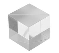 Gadpiparty Prisme Cube Séparateur de Faisceau 25,4mm en Verre Optique | Revêtement Holographique, Images Nettes sans Fantômes, pour Laboratoires et Ensembles Didactiques D’optique