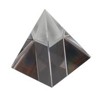 Gadpiparty Prisme Pyramide en Verre Optique 100mm, Ornement de Bureau