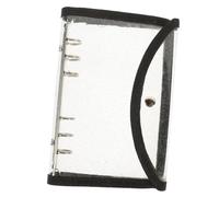 Gadpiparty Protège-cahier Transparent Pvc Avec Bordure Noire Coque Classeur Pour Cahiers à Anneaux Couverture Réutilisable Et Facile à Nettoyer Pour Étudiants Et Bureaux