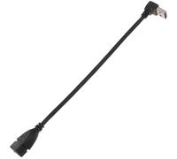 Gadpiparty Rallonge de en Abs Noir Câble USB 3.0 Mâle vers Femelle Coudée à 90 Degrés Synchronisation de Données Rapide et Gain de Place pour Ordinateurs de Bureau